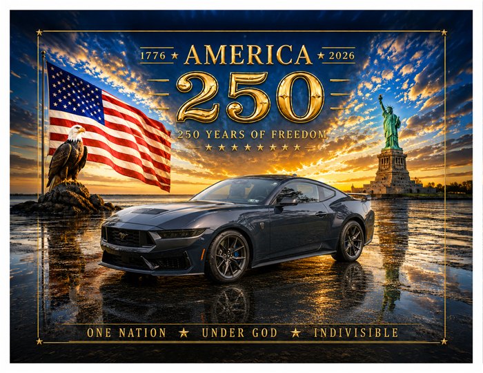 Dark Horse Mustang · America 250